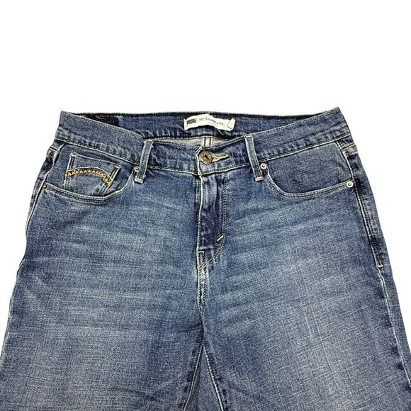 Levis Womens 505 Straight Leg‎ Jeans Size 6 Classic Blue Denim - Picture 14 of 16